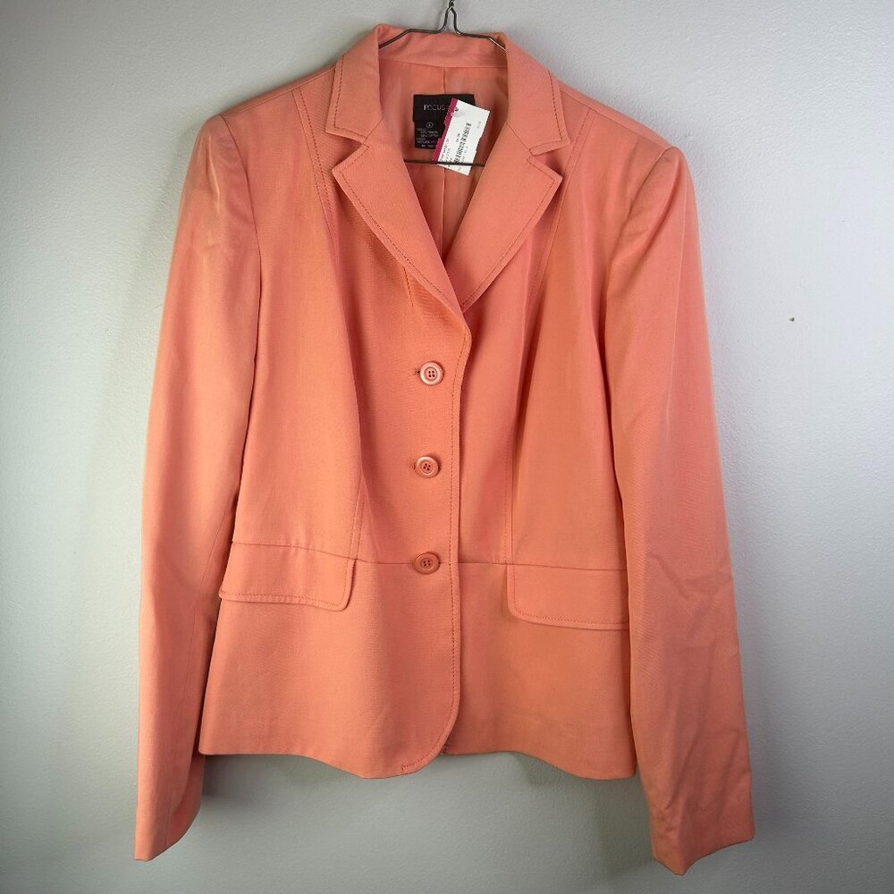 Focus 2000 Women's Coral Blazer Jacket Size 8